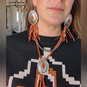 Best Fringe Earrings - Rust